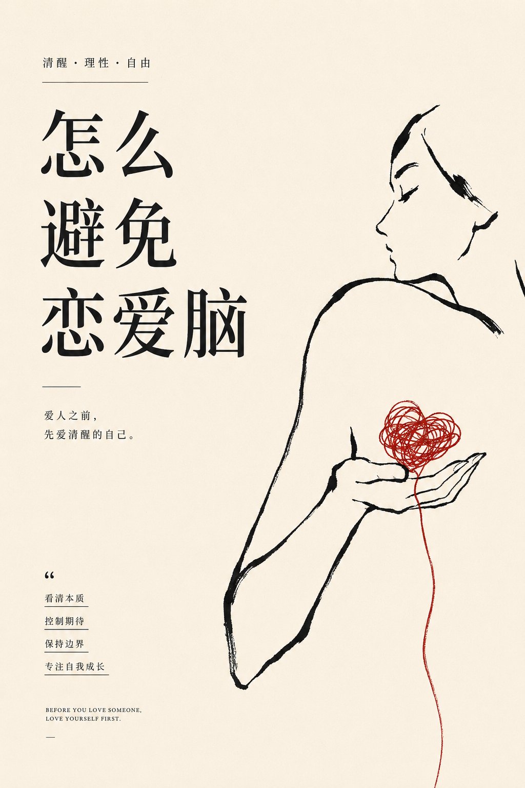 法式极简艺术海报（Less is More）
