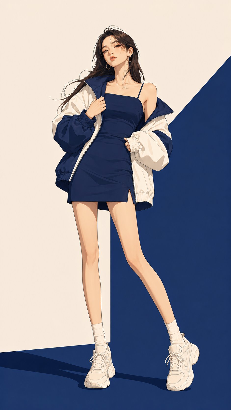 韩系潮流商业插画 示例 2